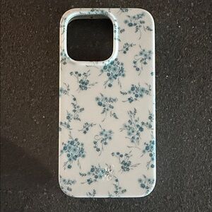 Velvet Caviar Blue Floral Phone Case, iPhone 13 Pro